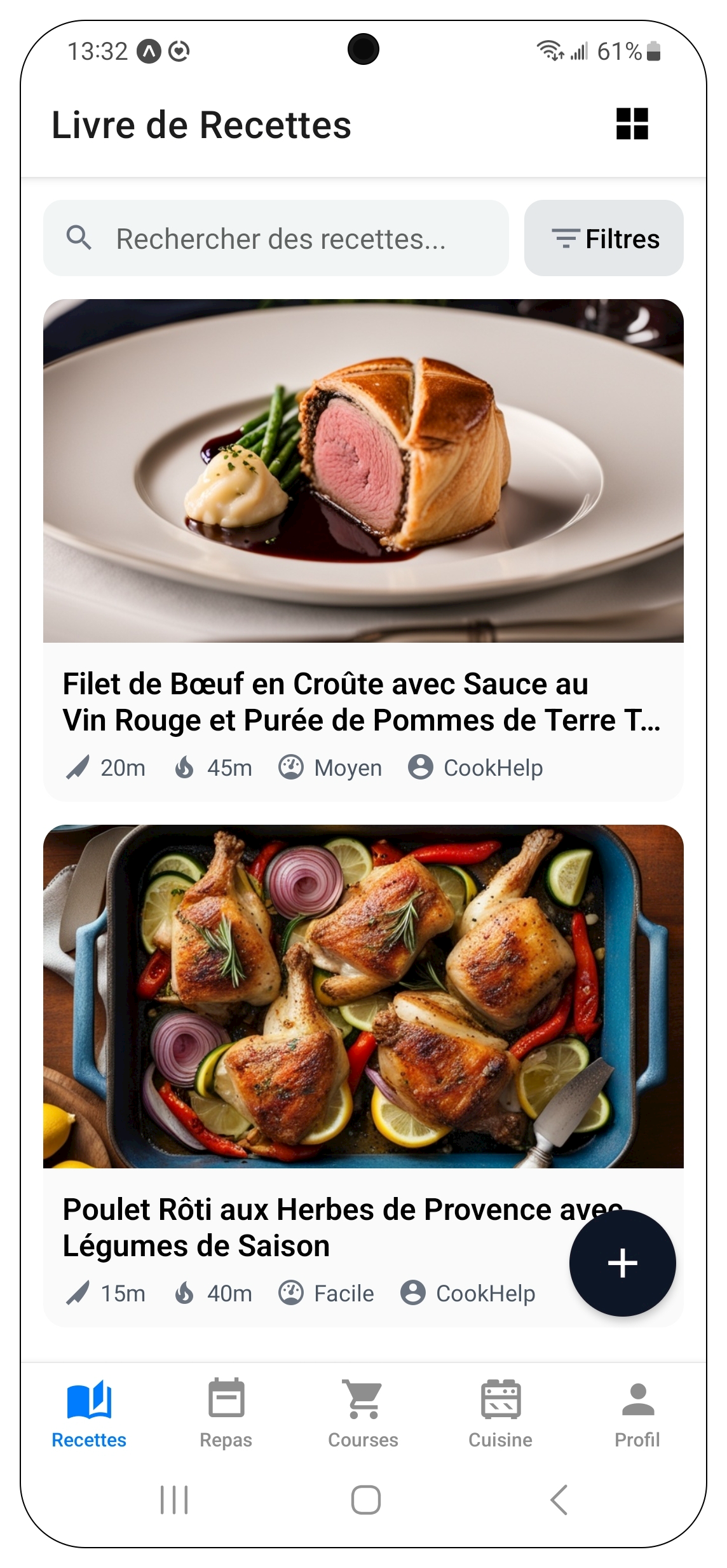 CookHelp App Screenshot